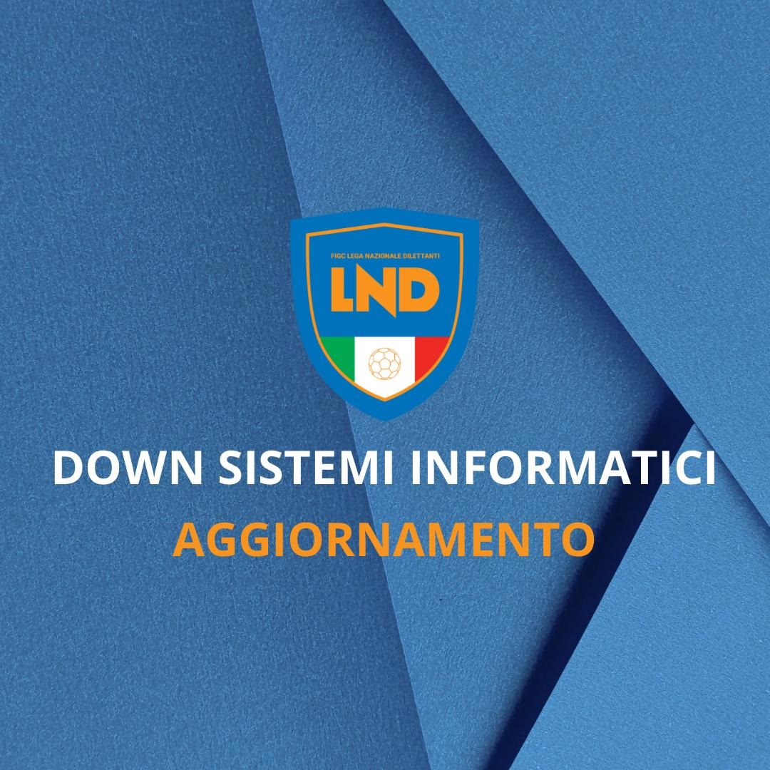 Disservizio alle infrastrutture informatiche della L.N.D. – Attività di ripristino