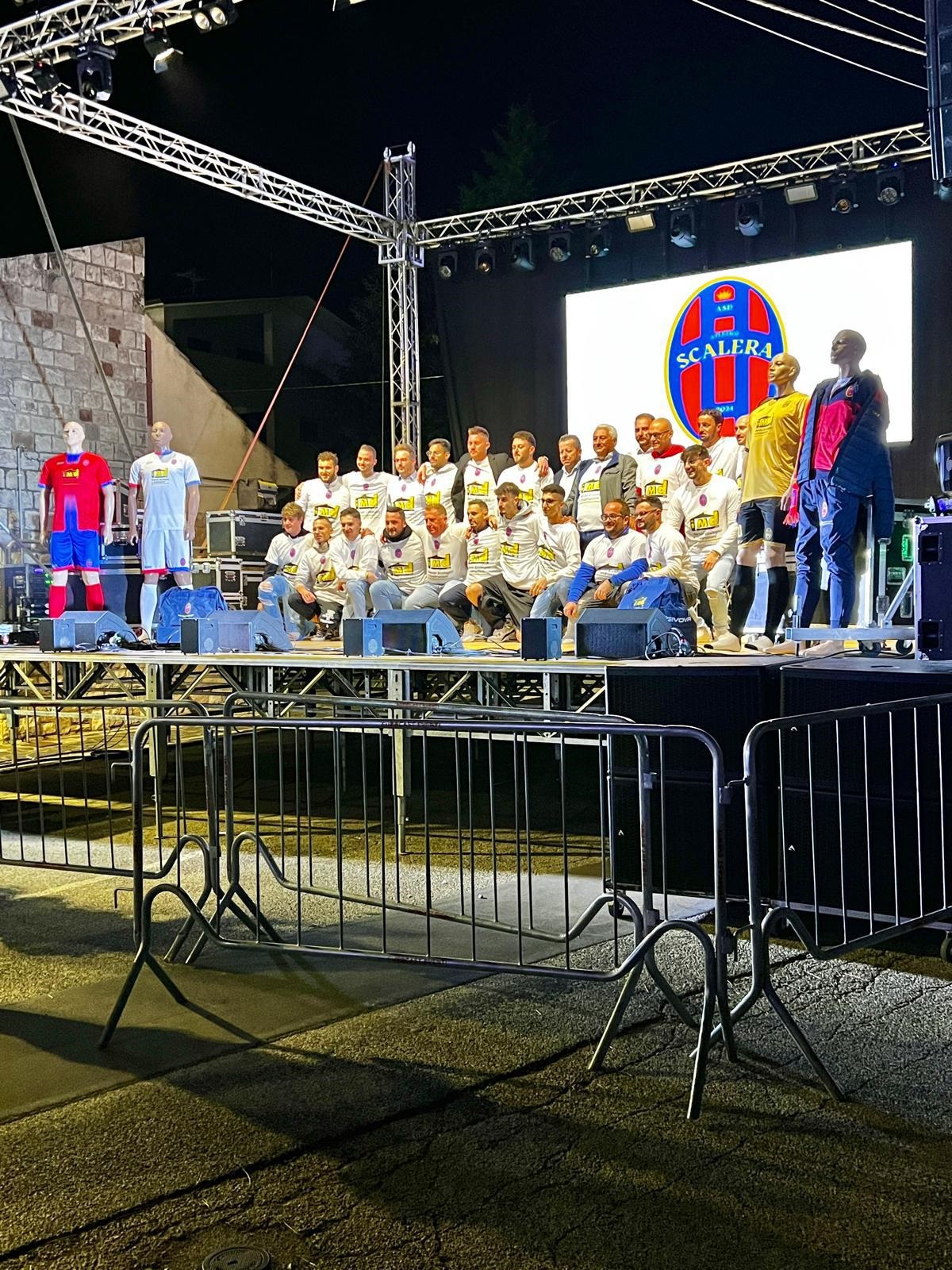 Seconda Categoria, una festa la presentazione dell’ Atletico Scalera